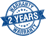 2 Year Warranty